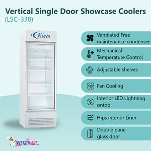Vertical Single Door Showcase Cooler (LSC-338)