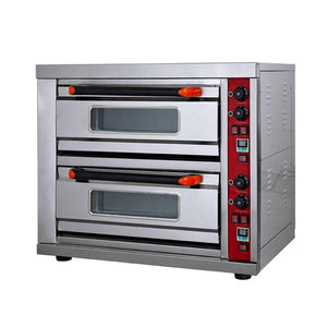 Electric Pizza Oven Two Deck Two Tray With Stone HGB-202 DS