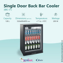 Load image into Gallery viewer, Single Door Back Bar Cooler (BBC-01)