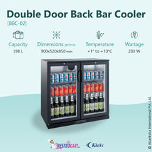 Load image into Gallery viewer, Double Door Back Bar Cooler (BBC-02)
