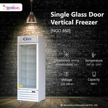 Load image into Gallery viewer, Vertical Single Door Showcase Freezer (NGD-460)
