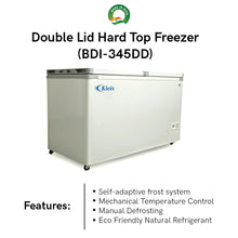Load image into Gallery viewer, Double Lid Hard Top Freezer (BDI-345DD)
