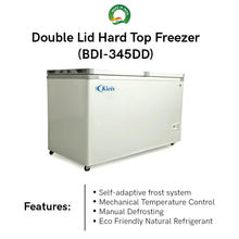 Load image into Gallery viewer, Double Lid Hard Top Freezer (BDI-345DD)