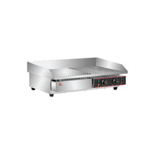 Load image into Gallery viewer, Table Top Electric Griddle Plate - Half Smooth & Half Ribbed HEG-822
