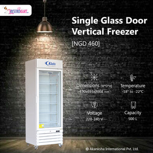 Vertical Single Door Showcase Freezer (NGD-460)