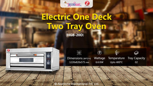 Electric One Deck Two Tray Oven