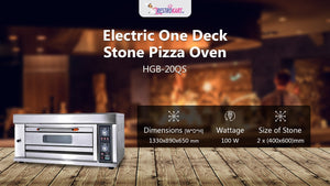 Electric One Deck Stone Pizza Oven