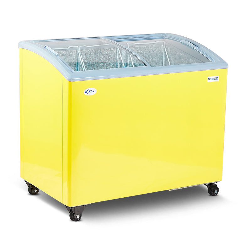 Curved Glass Top Freezer (KCD-318)