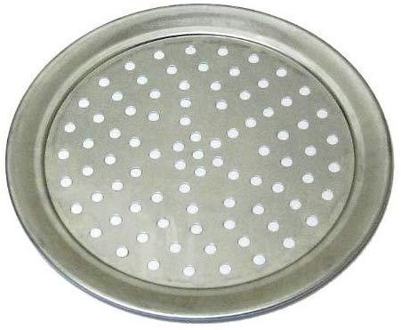 Perforated Wide Rimmed Pizza Tray (Aluminum)